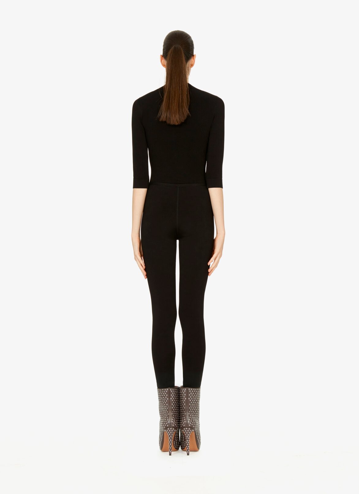 STILETTO BOOTS  ALAÏA BLACKCURRANT STILETTO BOOTS